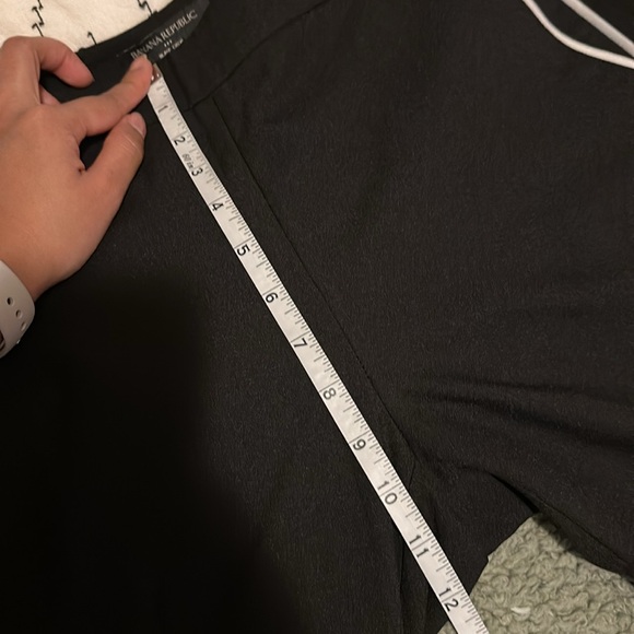 NWOT - Banana Republic Crop Dress Pant with White Stripe - Picture 8 of 8